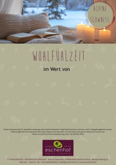 Gutscheinvorlage mit kuscheligem Sitzbereich im Headbild