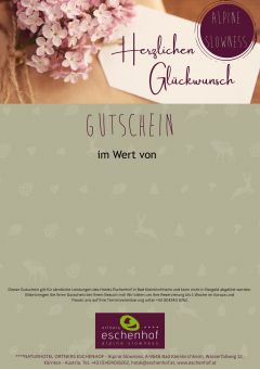 Gutscheinvorlage mit im Headerbild