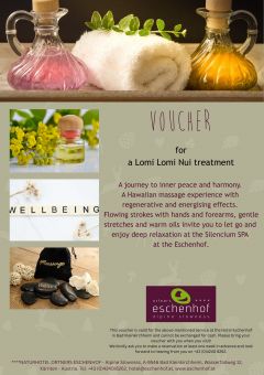 a voucher for a spa treatment