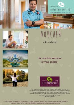 a man standing in front of a poster