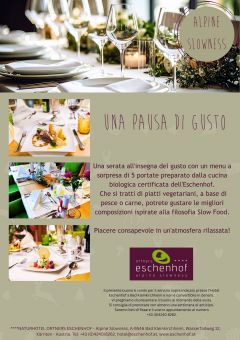 un menu di un ristorante